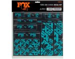 Fox Racing Custom Fork / Shox Kit 2021 zestaw naklejek turquoise