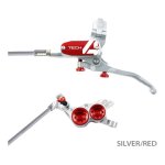 Hope Tech 4 V4 Steelflex hamulec tarczowy przód silver red
