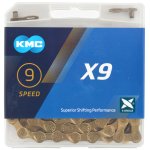 KMC X9 Ti-N 9s łańcuch + spinka 