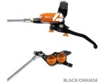 Hope Tech 4 E4 Steelflex hamulec tarczowy przód black orange