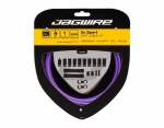 Jagwire 2x Sport pancerz linka przerzutki zestaw purple