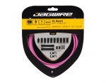 Jagwire 2x Sport pancerz linka przerzutki zestaw pink