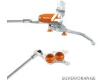 Hope Tech 4 E4 Steelflex hamulec tarczowy przód silver orange