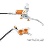Hope Tech 4 V4 hamulec tarczowy przód silver orange