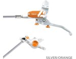 Hope Tech 4 X2 Steelflex hamulec tarczowy przód silver orange